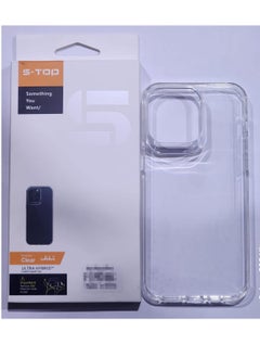 Buy Original protective cover for iPhone 15 Pro, transparent in Saudi Arabia