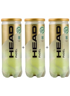 اشتري HEAD Padel Pro S Ball - Set of 3 Cans | Approved by World Padel Tour(WPT) | Tournament Grade ball في الامارات