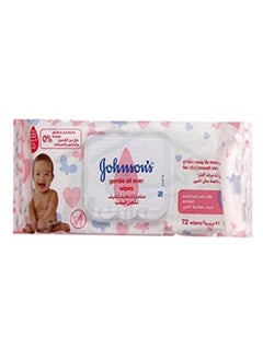 Buy Johnson’s Gentle All Over Baby 72 Wipes in Saudi Arabia