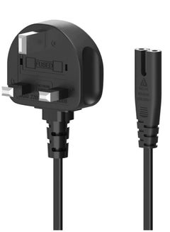 اشتري 0.5M AC Power Cord Cable For Samsang LG TCL Sony TV Compatible With HP Printer PS3 PS4 PS5 AC Wall Plug في الامارات