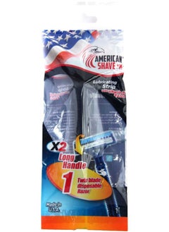 Buy X2 Comfort Grip Twin Blade disposable Razors 1Polybag in UAE