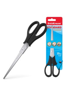 Buy Scissors EasyCut, 19 cm, black (blister 1 pcs) in UAE