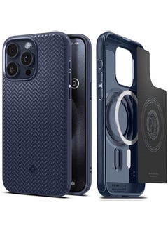 Buy Mag Armor MagFit for iPhone 15 Pro Max Case Cover with MagSafe - Navy Blue in UAE