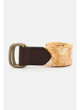 Buy Men Ring Web Canvas Belt, Yellow Combo in UAE