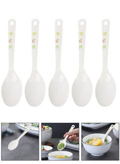 Buy 5pcs Multi-Purpose Long Handle Spoons, Soup Spoons, Practical Rice Spoons in Egypt