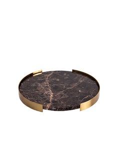 اشتري Brown Marble Tray في الامارات