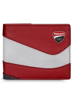 اشتري Ducati Corse Forma Red Genuine Leather Wallet For Men - DTLGW2200501 في الامارات