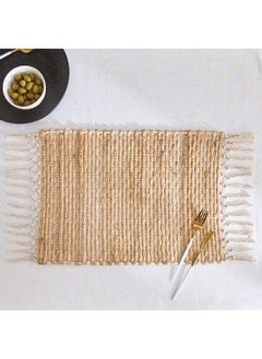 Buy Jute Cotton Woven Placemat 35 x 48 Cm in UAE