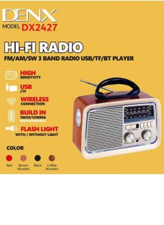 اشتري Three channel USB radio with Bluetooth AUX TF card flash disk في السعودية