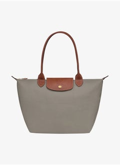 Buy Longchamp women's oversized tote bag, handbag, shoulder bag gray classic style in UAE