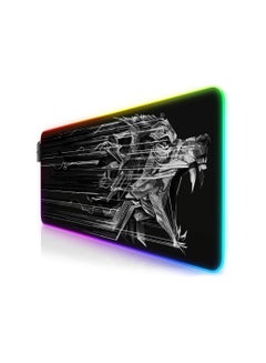 Buy TITANWOLF Rubber Base R G B Gaming Mouse Pad (800 x 300mm, Multicolor) in Egypt