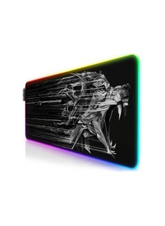 Buy TITANWOLF Rubber Base R G B Gaming Mouse Pad (800 x 300mm, Multicolor) in Egypt