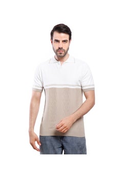 Buy Coup - Woven Polo-Shirt with Short Sleeves in Saudi Arabia