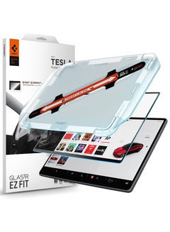 Buy Glastr Ez Fit for Tesla Model 3 (2024) Highland Dashboard Touch Screen Protector Tempered Glass - Matte Anti Fingerprint / Anti Glare in UAE