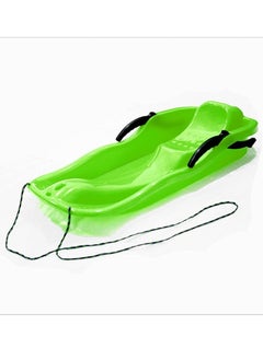 اشتري Portable Snow Sled Sand Grass Skiing with Pull Rope, Slippery Racer Downhill Toboggan Rolling Snow Slider, for Kids Boat Sledge Sprinter في الامارات