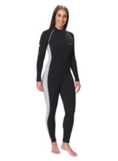 Buy EcoStinger Women Full Body Swimsuit UVP50+ Black Silver in UAE