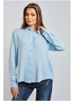 Buy Long Sleeve Viscose Basic Blouse in Egypt