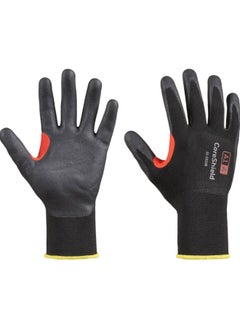 اشتري Honeywell Safety Gloves Microfoam Nitrile Coating, 15 gauge nylon - Ansi Cut Level A1, Black (L) في الامارات