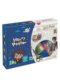 Buy 35-Piece Colouring Stationery Set With Pencil Case in UAE