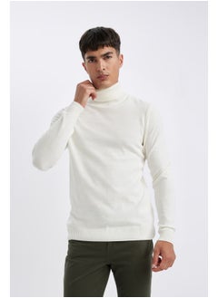 اشتري Man Tricot Slim Fit Turtle Neck Long Sleeve Pullover في مصر