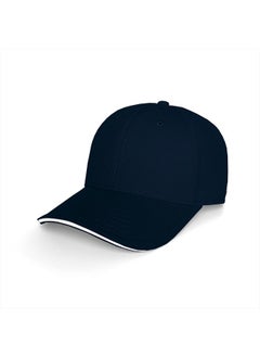 اشتري Baseball Cap 100% Cotton Hats for Men Hats for Women Cooling Performance Womens Baseball Caps Black Baseball (Navy Sandwich) في الامارات