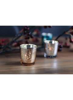 اشتري Marrakech T Light Holder 6x6x6Cm Gold في الامارات