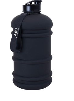 Buy Big Water Bottle BPA Free Half Gallon Water Bottle Jug Reusable Water Bottle for Men Women Fitness Sport Gym- ideal for Gym, Home, office, School and outdoor activities   (Jet Black, 2.2L) in Saudi Arabia