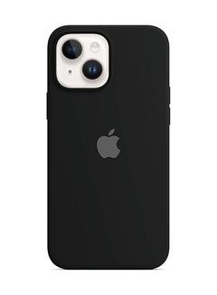 Buy iPhone 13 Silicone Protective Case Cover 6.1 Inch Black in UAE
