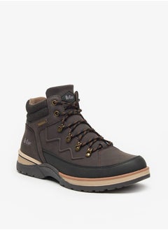 Buy Mens Logo Detail Chukka Boots with Zip Closure in Saudi Arabia