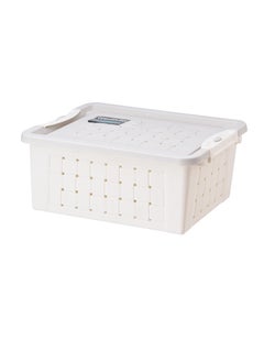 اشتري Yubiso lockable plastic storage box - 30cm x 20cm x 15cm White في الامارات