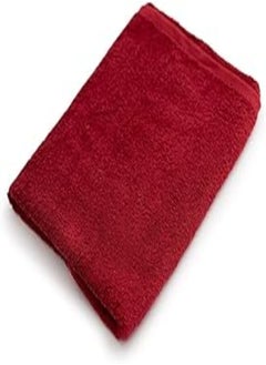 اشتري More Cottons Plain towels (100% Cotton) (burgundy, 50x100) في مصر