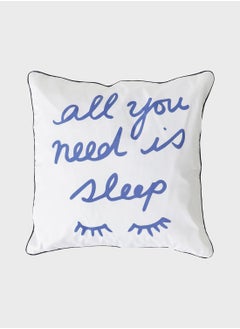 Buy Slogan Print Cushion in UAE