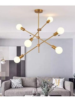 Buy 6 Lights Modern Gold Chandelier For Living Room, Dining Room, Bedroom in Egypt