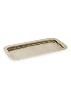 Buy Ava Towel Tray, Gold - 29.5x1.5 cm in UAE