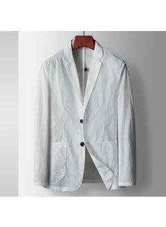 اشتري Mens Casual Blazer Lightweight Spring 2024 White في السعودية