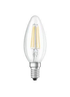Buy Osram Clear Filament LED Classic E14 4W Warm White in UAE