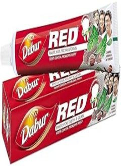 اشتري DABUR Herbal 100% Ayurvedic Natural Toothpaste Red for Teeth & Gums (100G) في مصر