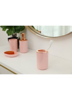 Buy Lazlo Toothbrush Holder Pink in UAE