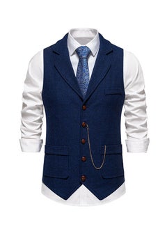 Buy New Retro Lapel Suit Vest in Saudi Arabia