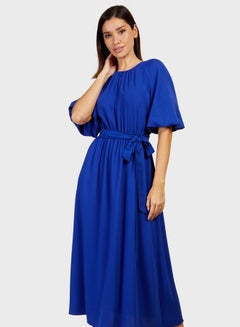 Buy Cape Sleeve Tiered Dress in Saudi Arabia