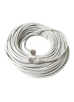 Buy 50 Meter Rj45 Cat6 Ethernet Lan Network Grey Cable in UAE