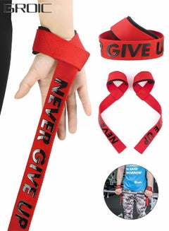  ProFitness Weight Lifting Straps - 10” Long Wrist Straps for  Weightlifting - Padded Neoprene Lifting Straps Gym with Non Slip Silicone  Grip Men and Women - Weightlifting Wrist Straps (Red) : Sports & Outdoors