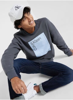 Buy Logo Crew Neck Sweatshirt in UAE