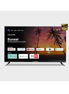Buy Cellecor Smart TV E-32X HD LED Smart Android TV, 24W Dual Speakers Sound, Latest Bluetooth Connectivity, Android Version 10, Chromecast Built-In Specifications HD Resolution|512 MB RAM| 4GB ROM in UAE