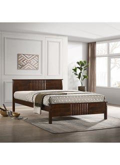 Buy Stova Dana Solid Wood King Bed 212 x 87.5 x 190.2 cm, Mattress Size - 180x200cm in UAE