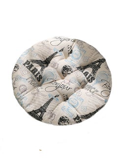 Buy Comfortable Office Cotton-Linen Breathable Round Chair Cushion in UAE