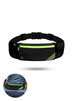 Buy Waist Pack Bag for Hiking Cycling Workout, Reflective Runners Belt Jogging Pocket Belt, Travelling Money Phone Holder for Running in UAE