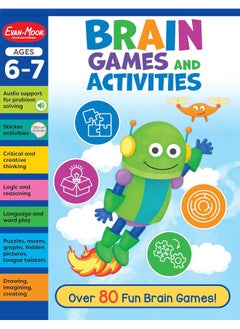 Buy Brain Games and Activities, Ages 6 - 7 Workbook in UAE