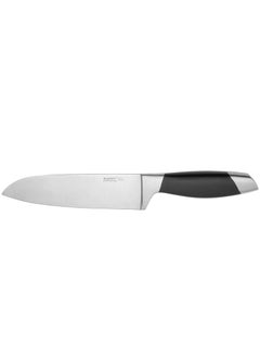 Buy Berghoff Essentials Santoku knife Stainless Steel With Comfort Grip 18 cm Black in UAE