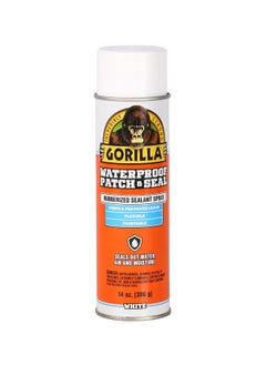 اشتري Gorilla Waterproof Patch & Seal Spray, White, 14 Ounces (Pack of 1) في الامارات